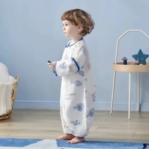 Baby Wearable Blanket Ocean With Detachable Sleeves & 2Way Zipper (18-24 Months)